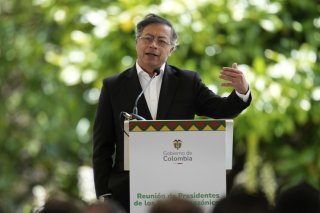 Le président colombien Gustavo Petro a vu son visa être révoqué par les Etats-Unis. KEYSTONE/AP/Fernando Vergara